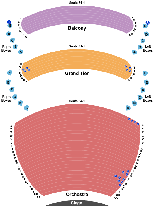 Whitney Hall Riverdance Seating Chart